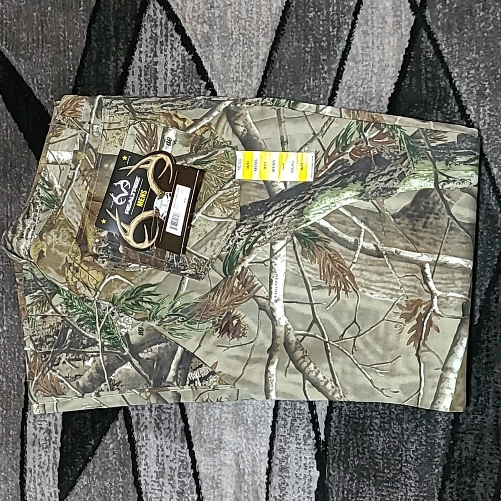 REALTREE CAMOUFLAGE 5 POCKET MEN'S JEANS